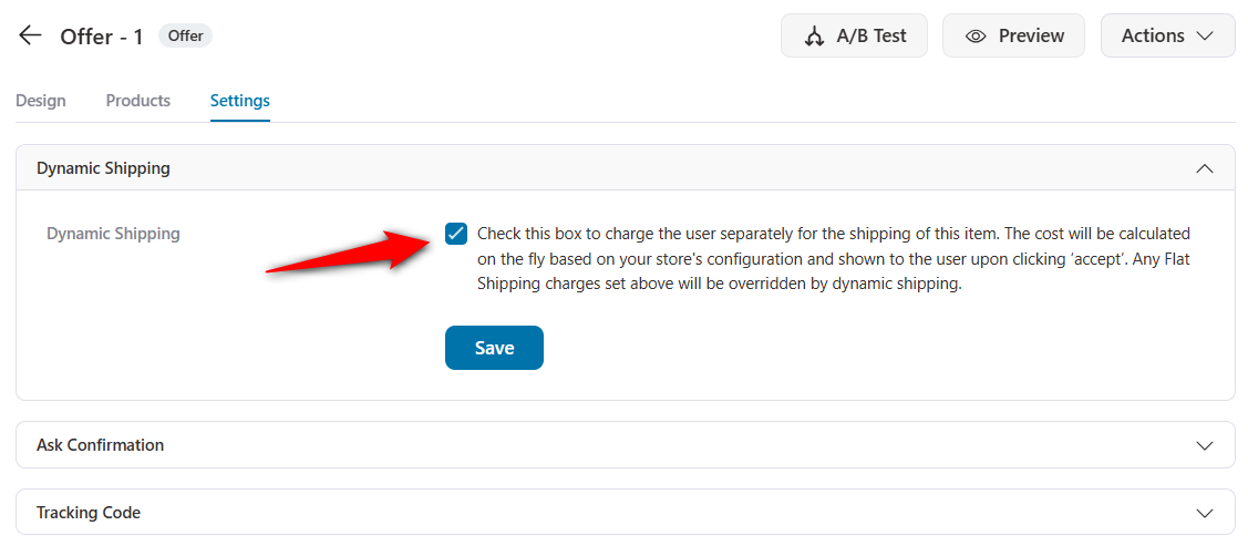 funnelkit one-click upsells dynamic shipping option