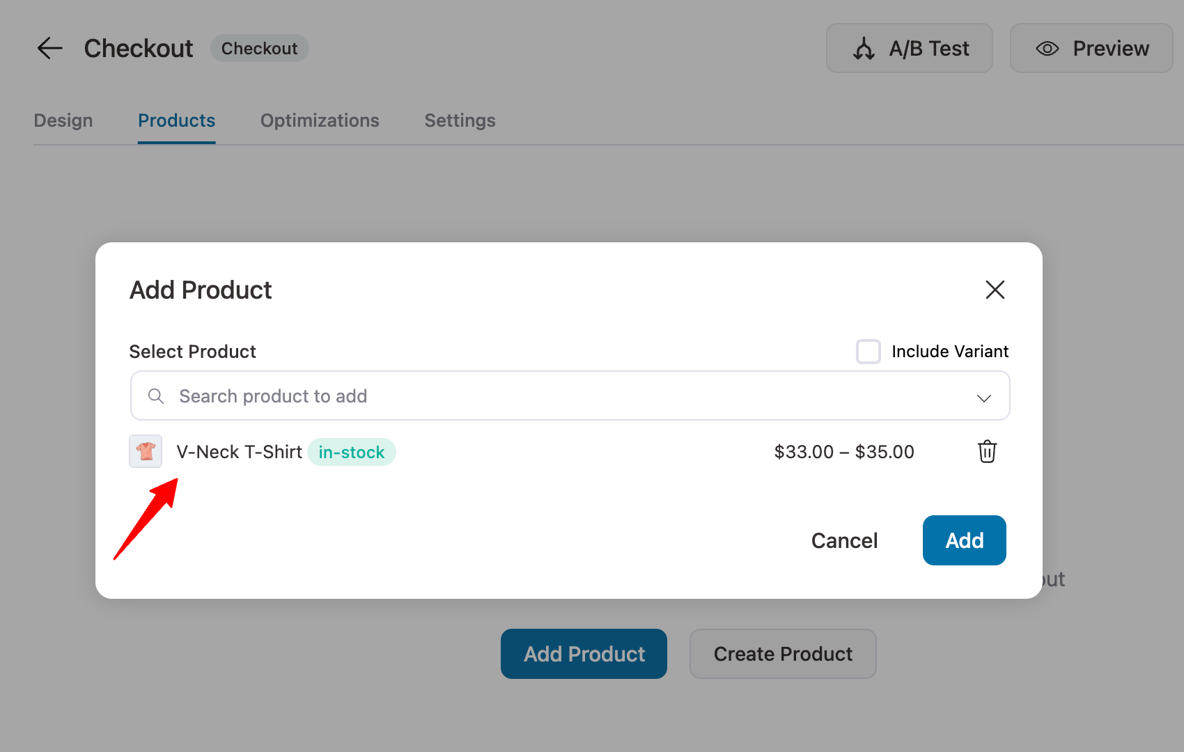 add variable product