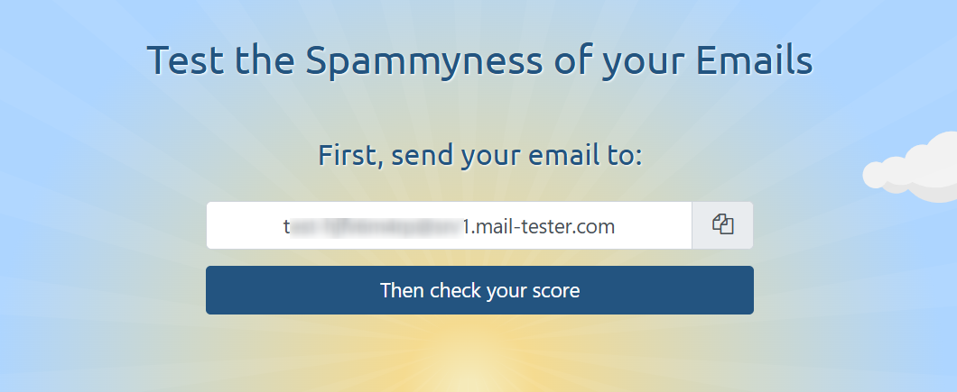 Score the message against spam filters