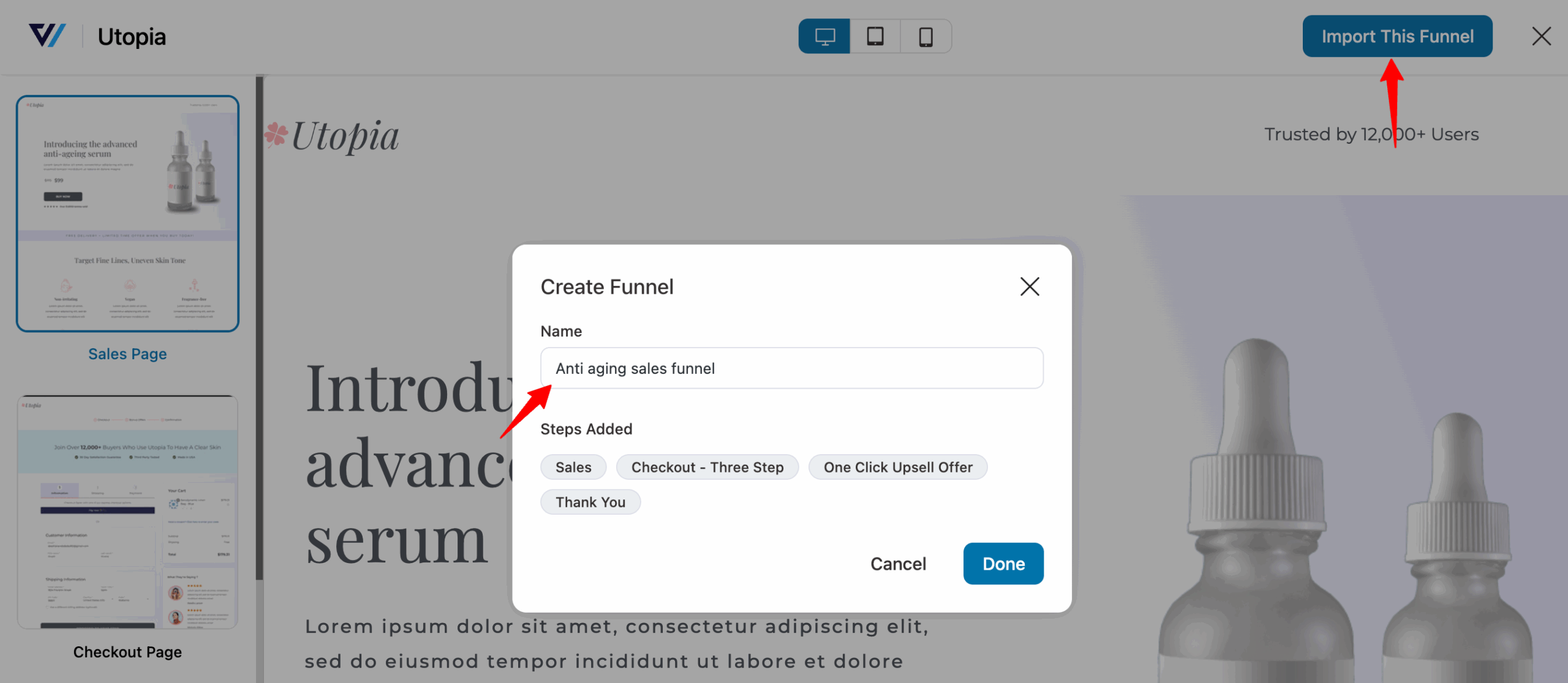 name dedicated sales funnel