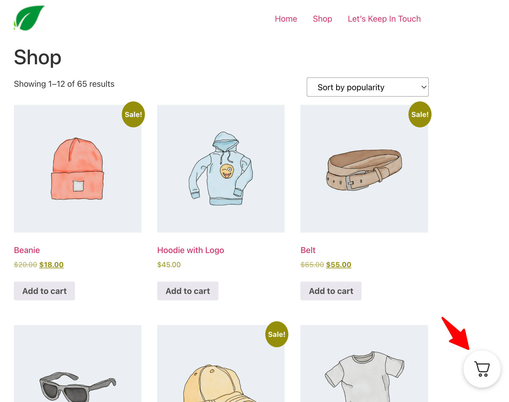 Hide the Cart Count When the Item Count is Zero