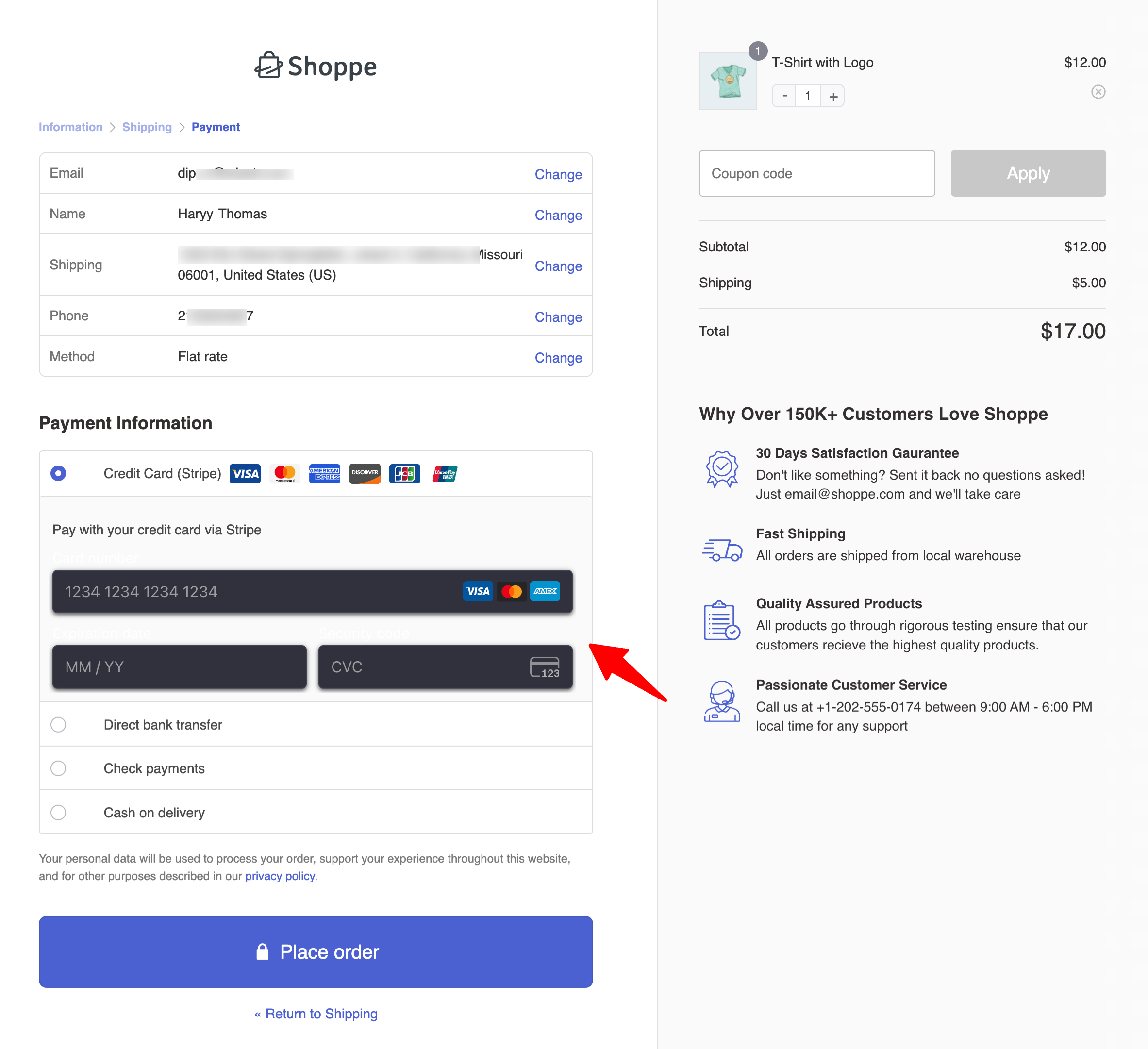 preview Update Stripe Fields To Support Dark Mode Appearance