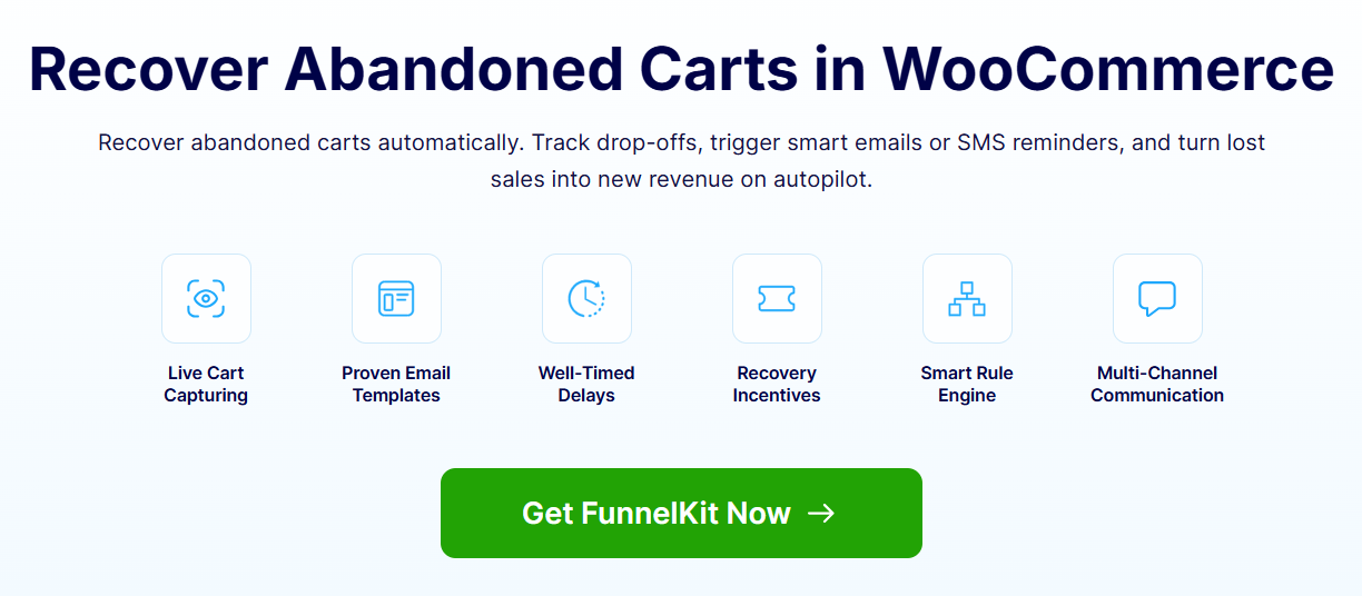FunnelKit Automations - woocommerce cart abandonment plugin