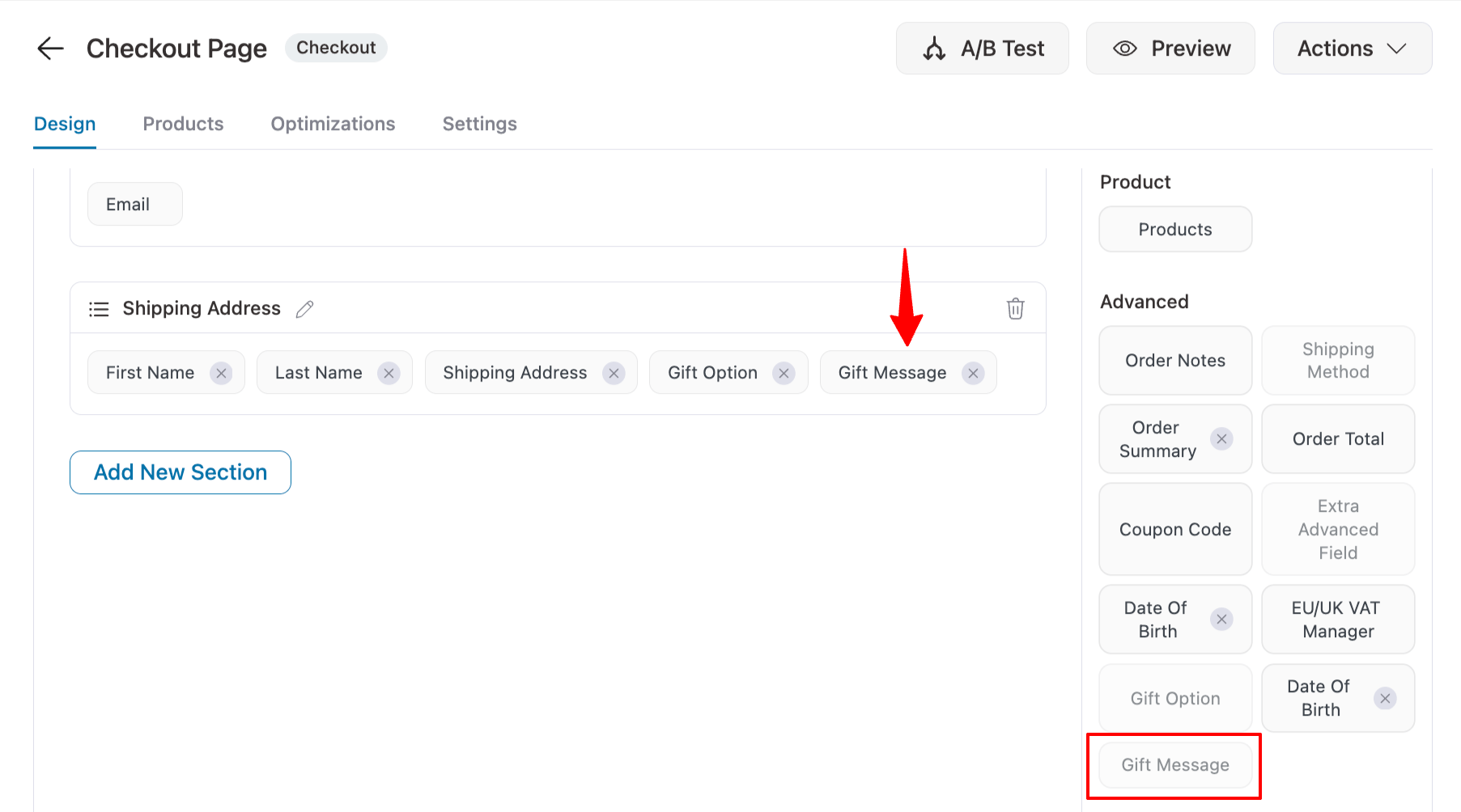 Add the conditional field
