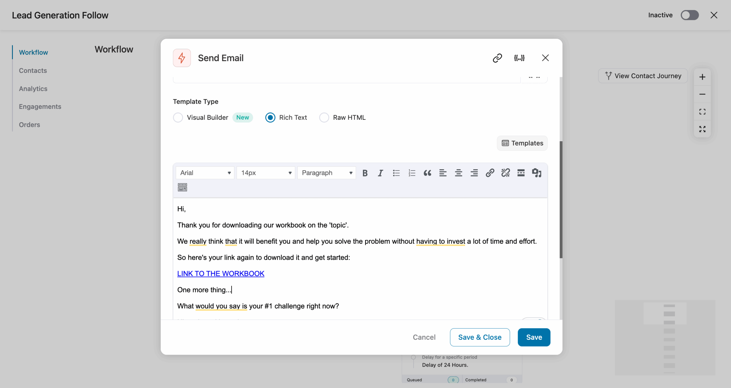 personalize lead generation follow up emails according to your strategy