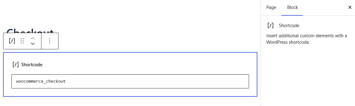 woocommerce classic checkout
