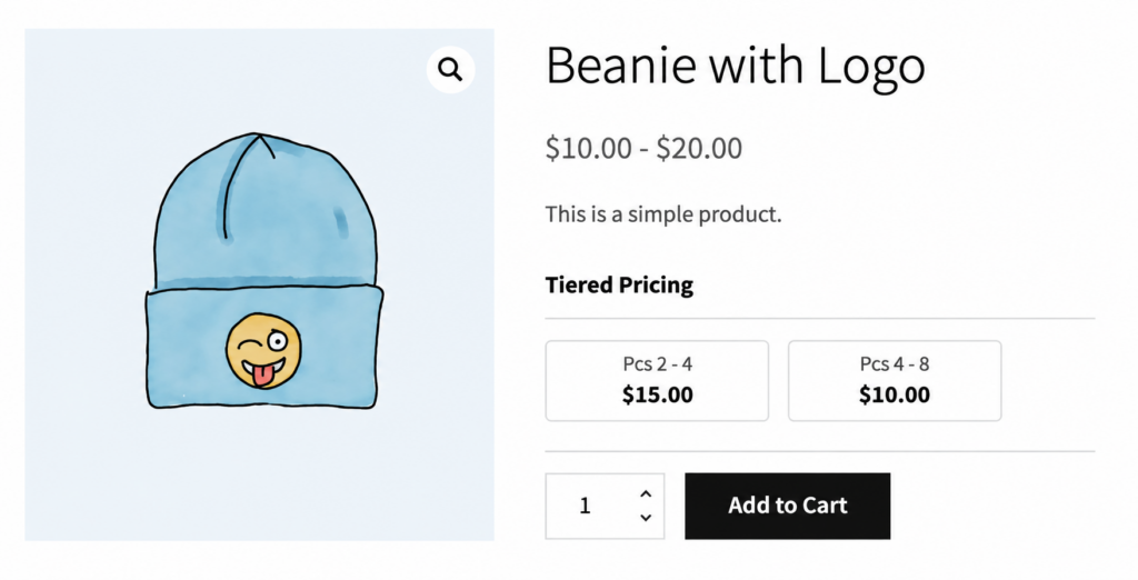  Customers saw the discount tiers right on the product page, which encouraged bulk purchases naturally.