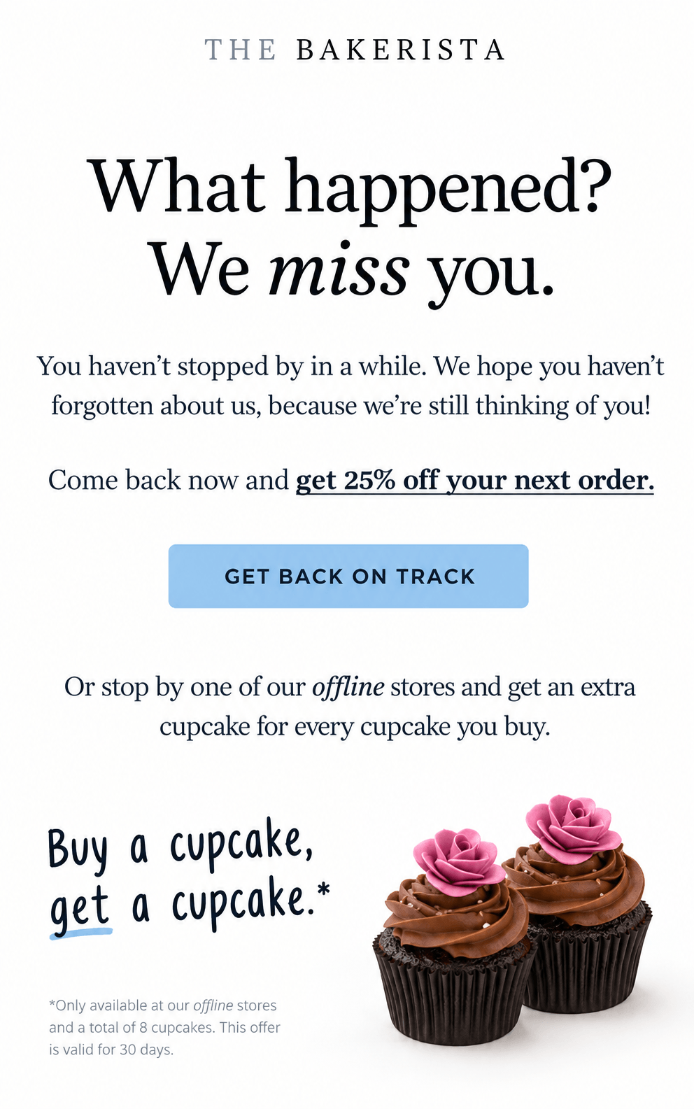 The incentive winback email