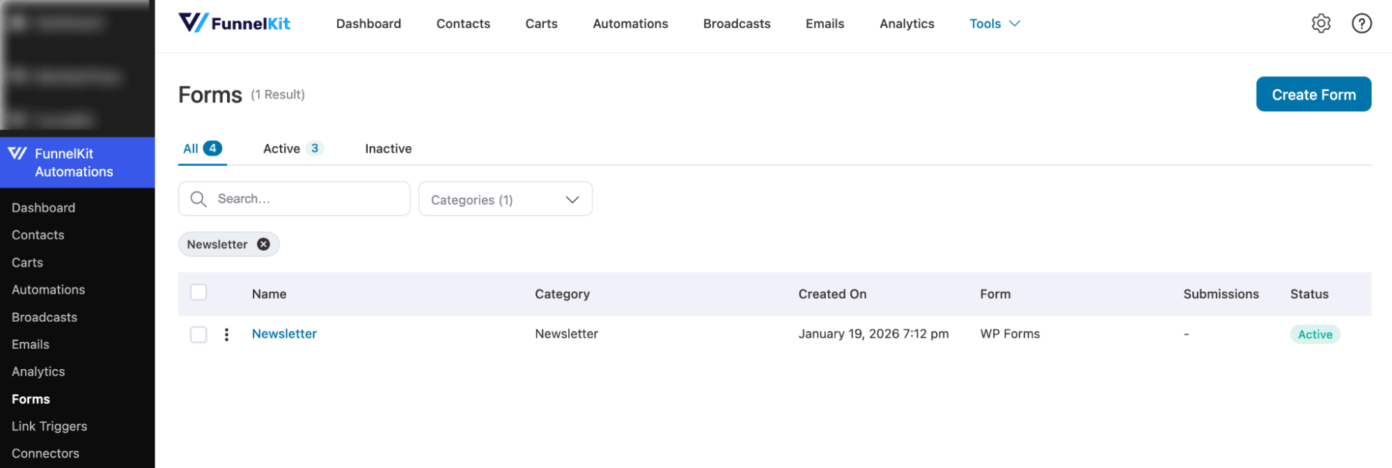 filtered email template category
