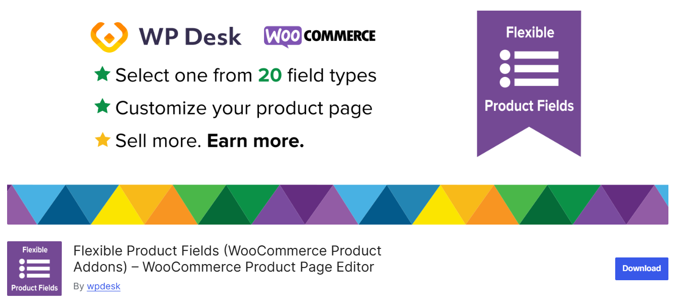 flexible products field plugin by wp desk