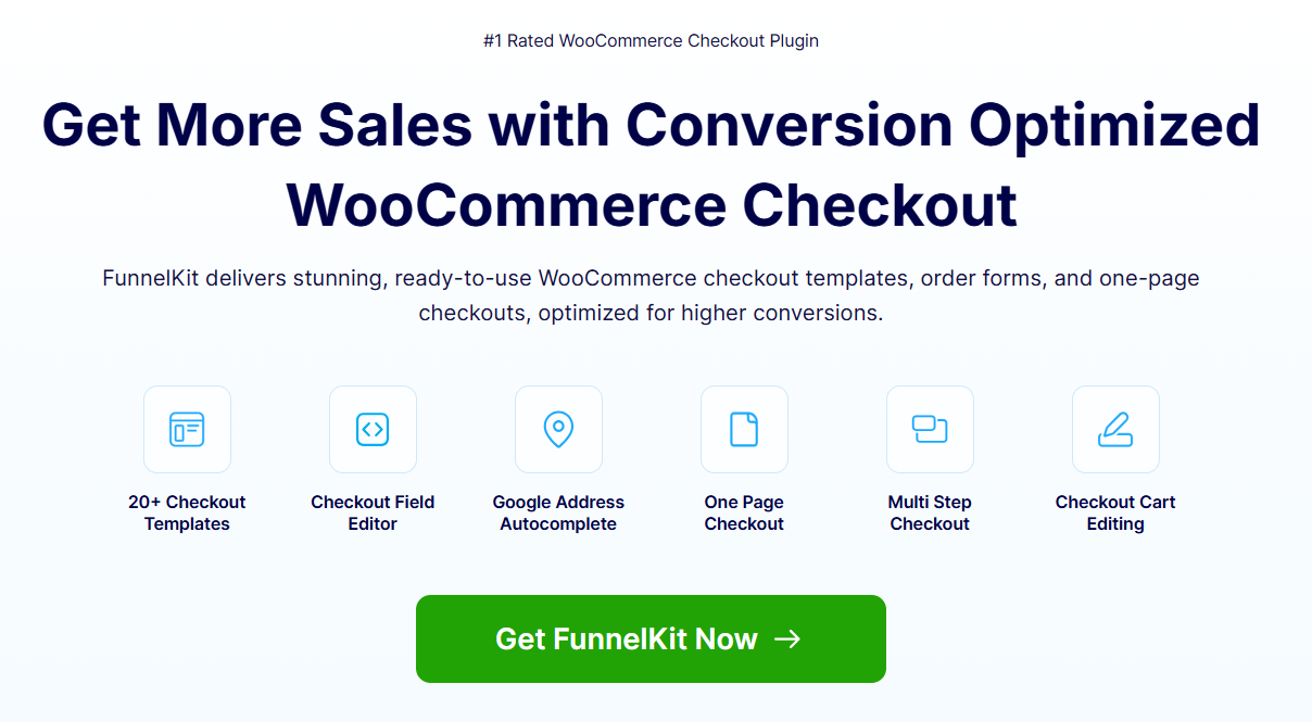 funnelkit funnel builder - woocommerce order form plugin