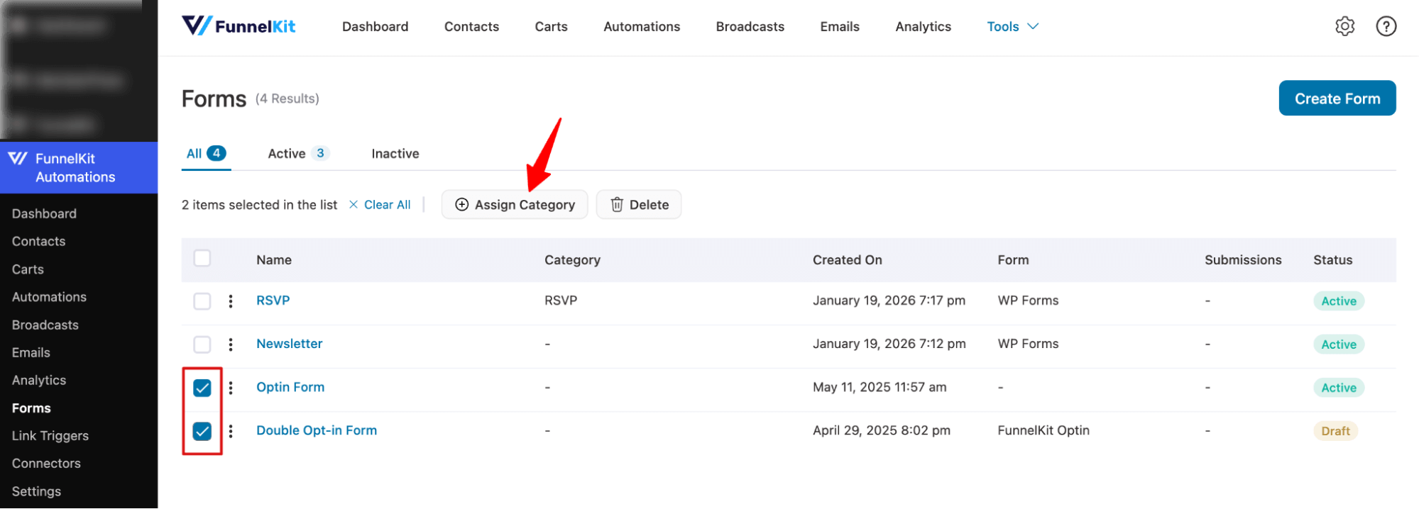 hit bulk assign category form categories2