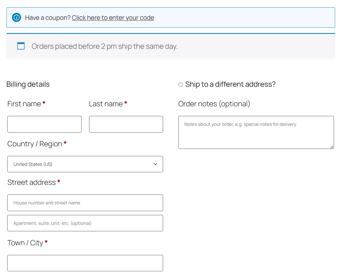 display action hook on the woocommerce checkout page