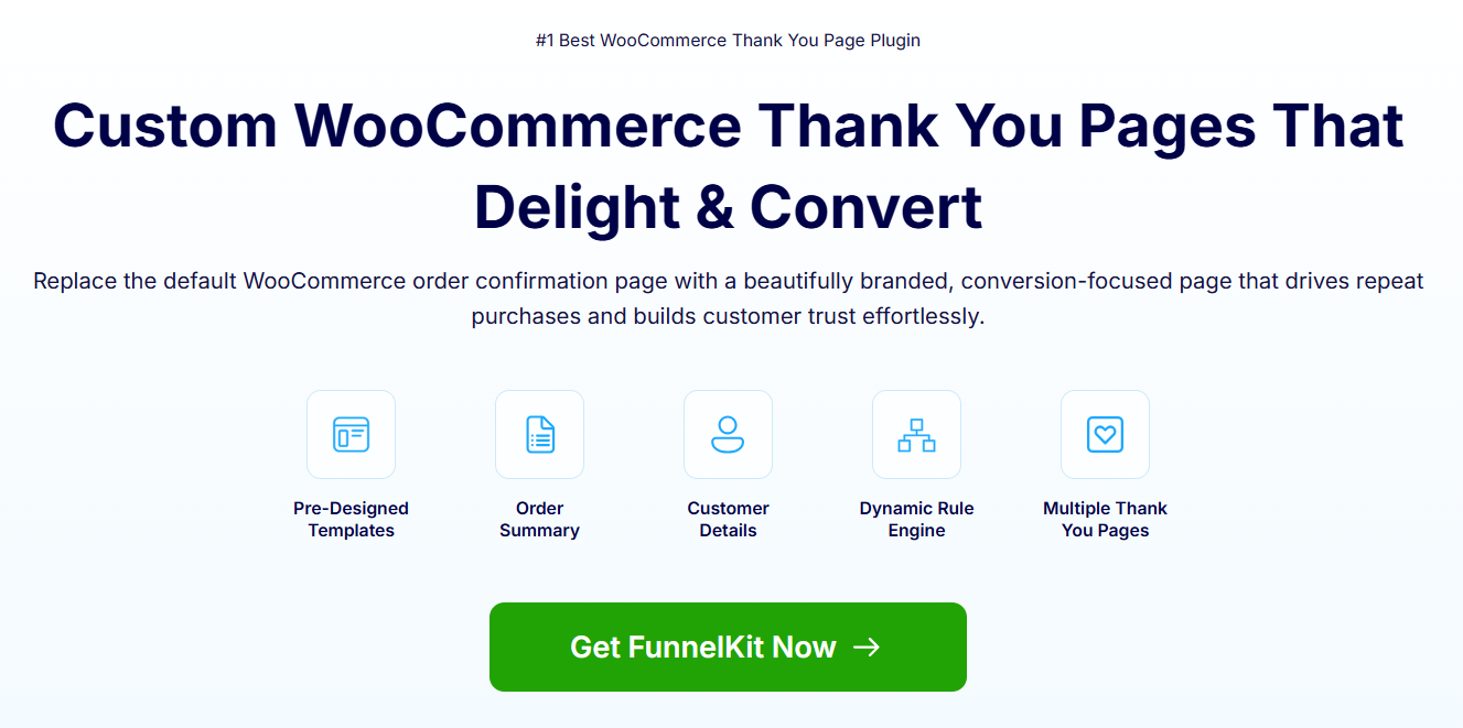 FunnelKit Funnel Builder - best woocommerce thank you page plugin