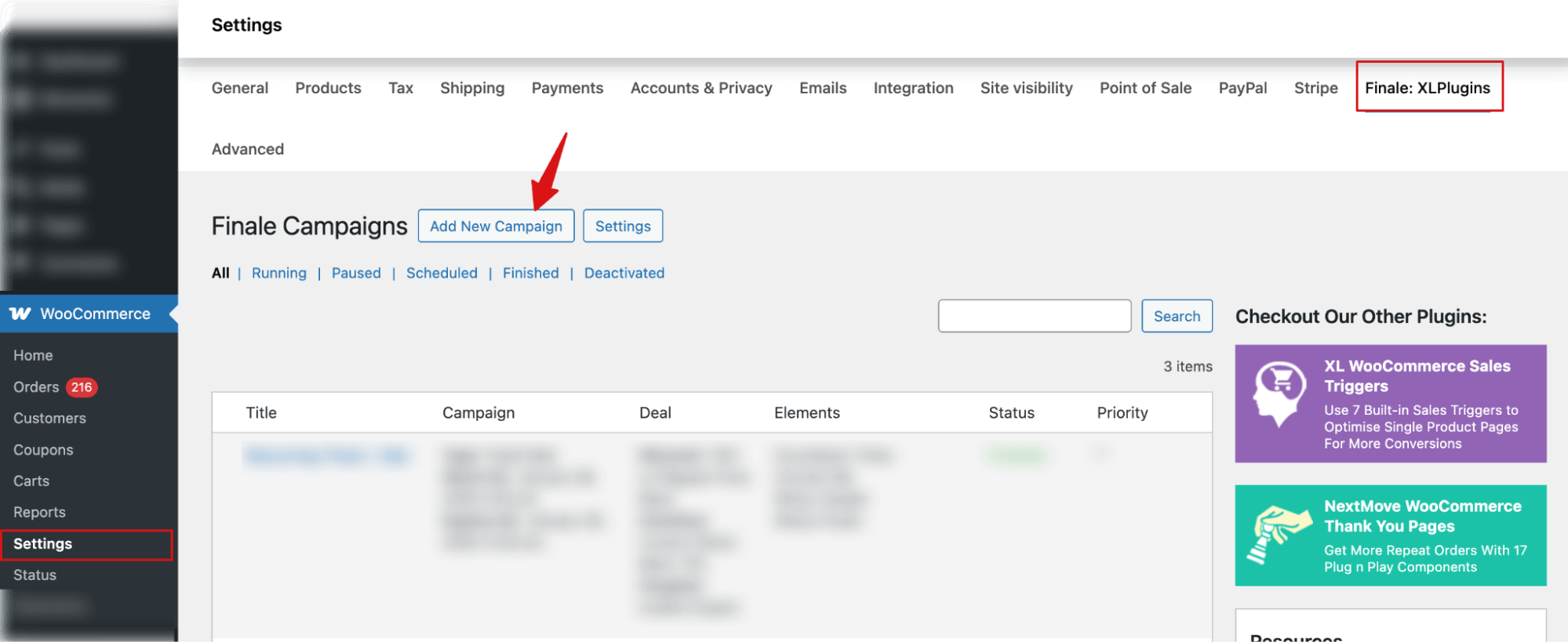 Hit add new campaign to create flash sale