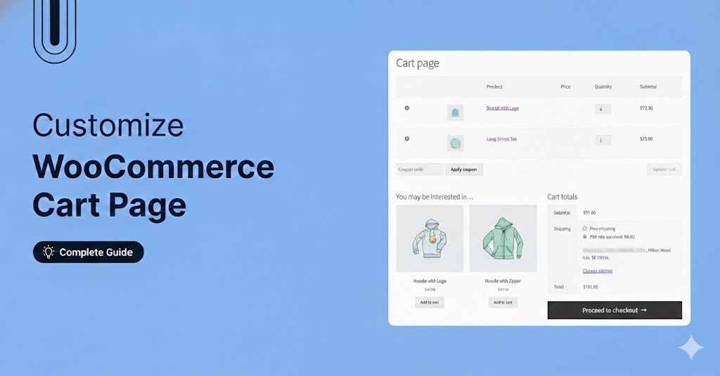 How to Customize The WooCommerce Cart Page