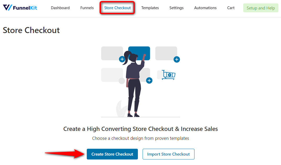 create store checkout
