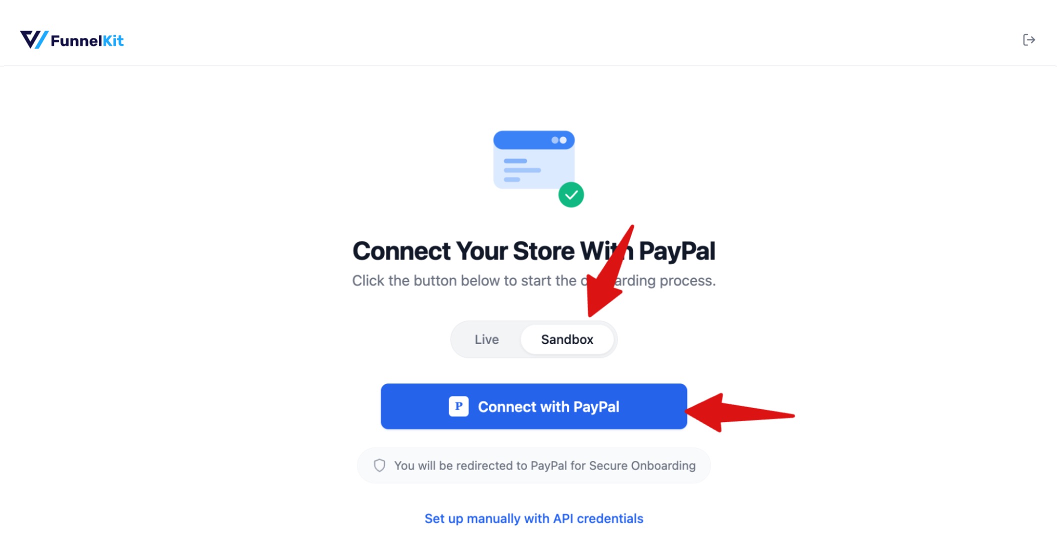 connect with PayPal automatically