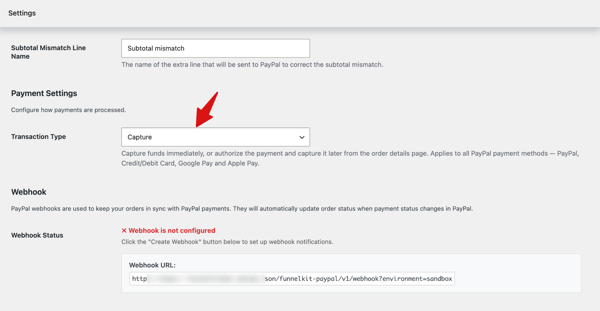 Configure how payments are processed: