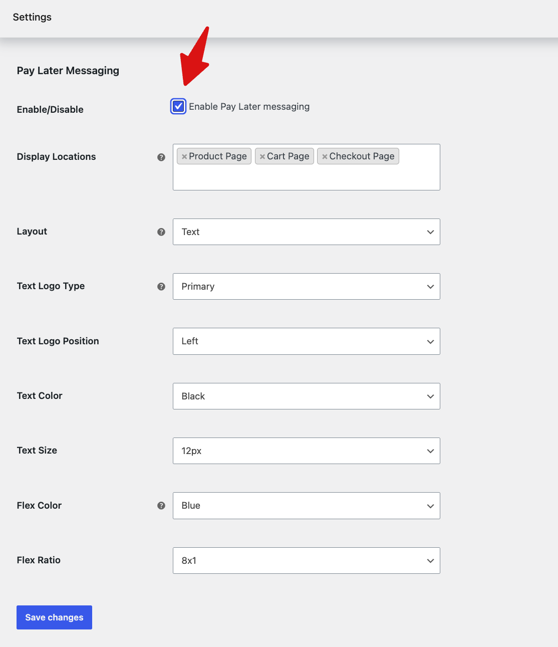 Pay Later Messaging