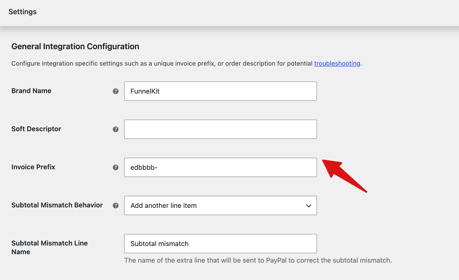 Configure the following settings to customize how your PayPal transactions are sent and displayed.