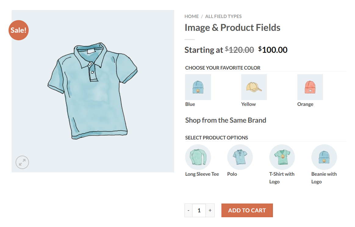 WooCommerce custom product addons plugin by acowebs