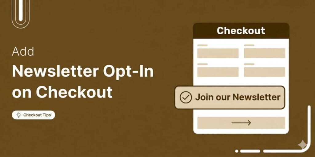 How to Add a Newsletter Opt-In Checkbox to WooCommerce Checkout 