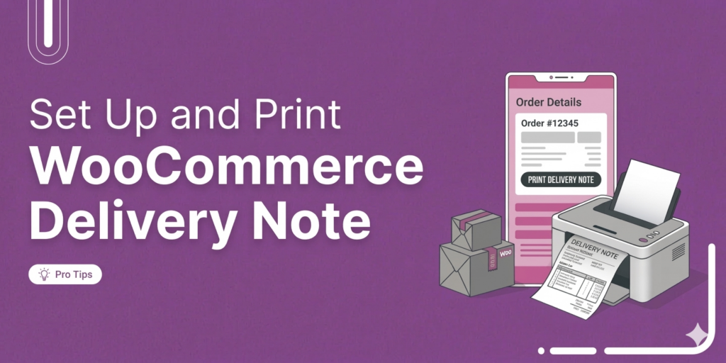 How to Create and Print Delivery Notes in WooCommerce 