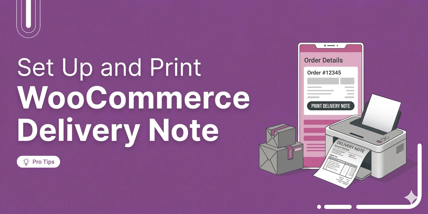 How to Set Up and Print Delivery Notes in WooCommerce 