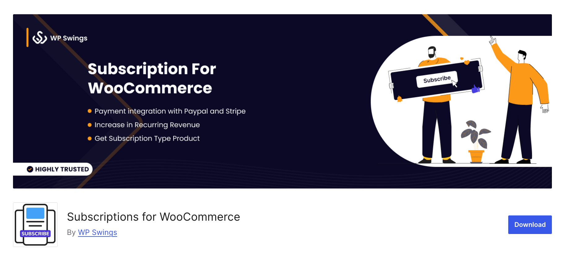 Subscriptions for WooCommerce by WP Swings