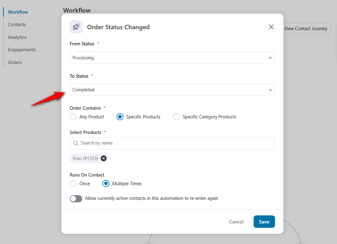 Restock and shipping notification