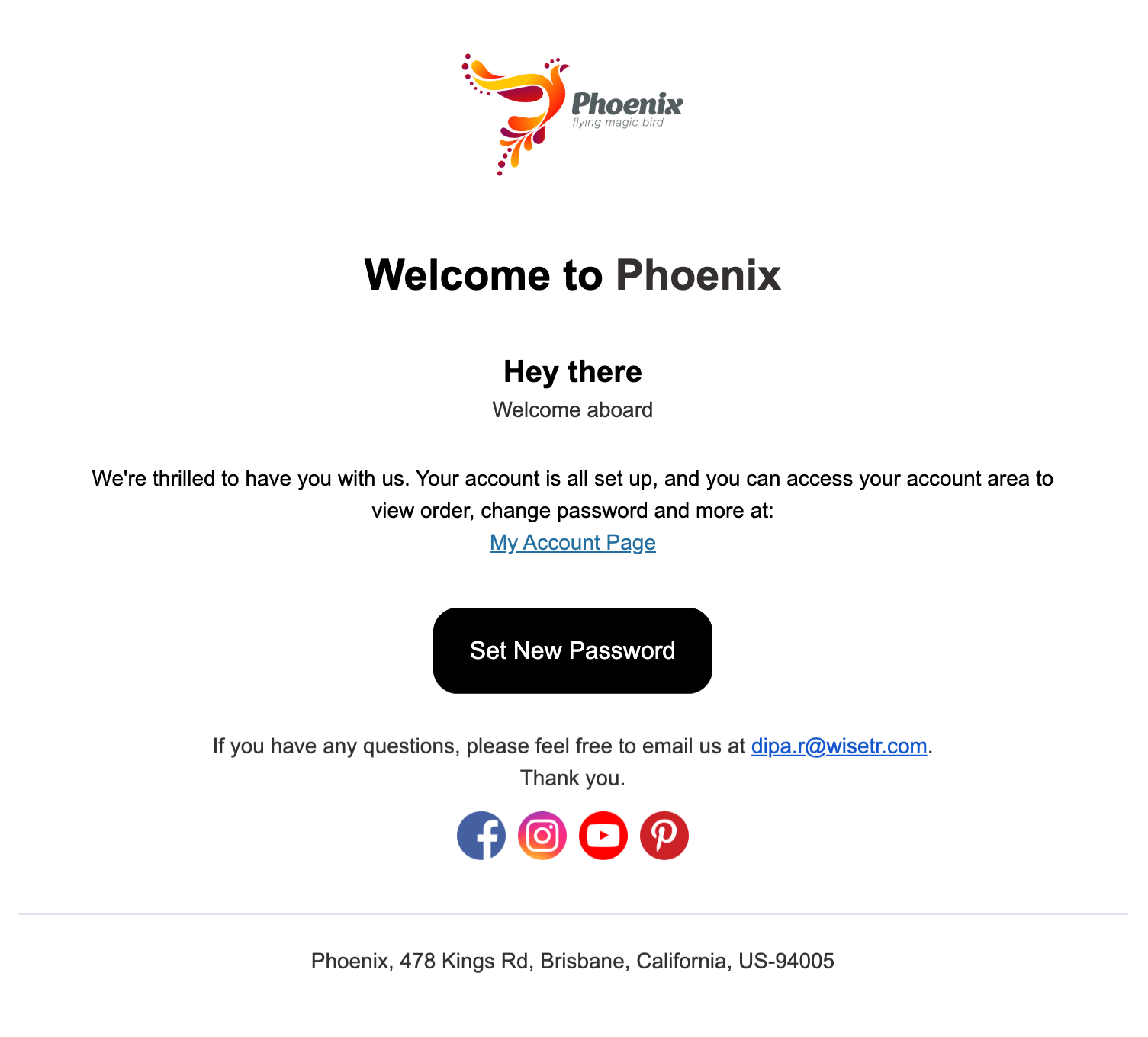preview WooCommerce custom new account email