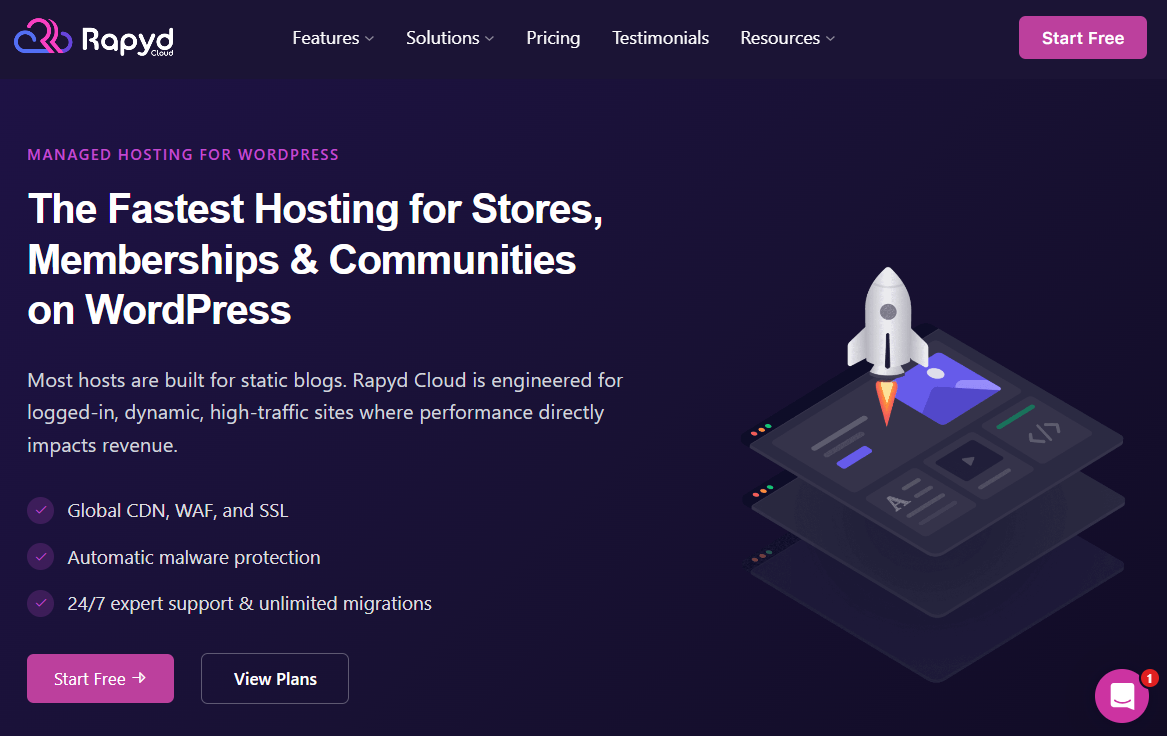 Rapyd Cloud hosting