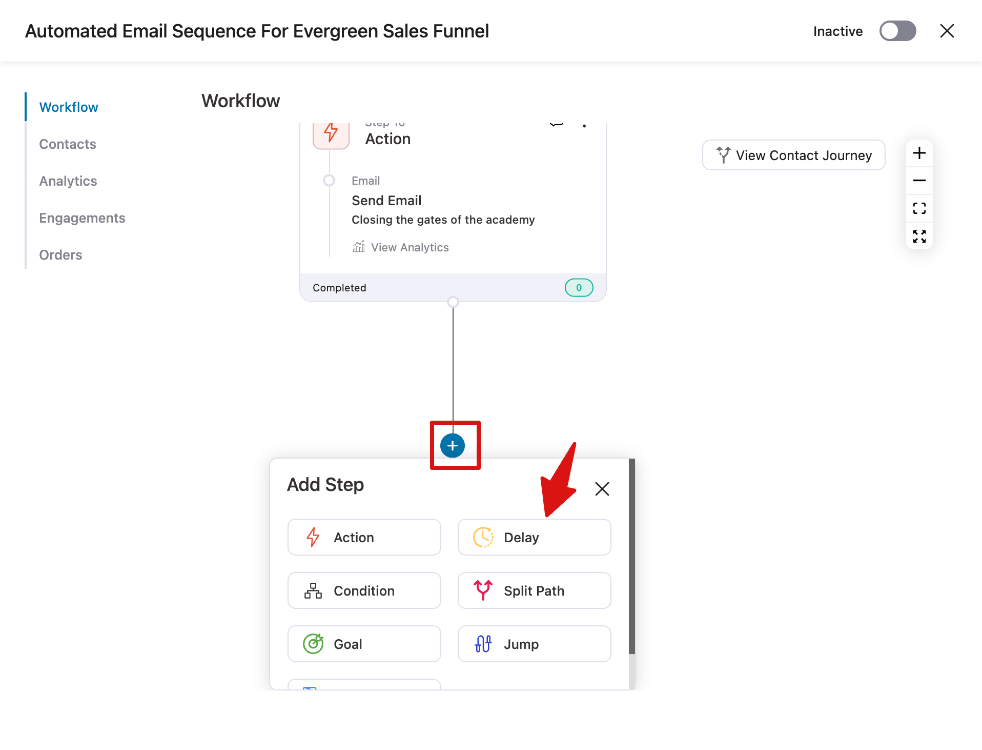 add delay before sending follow up emails