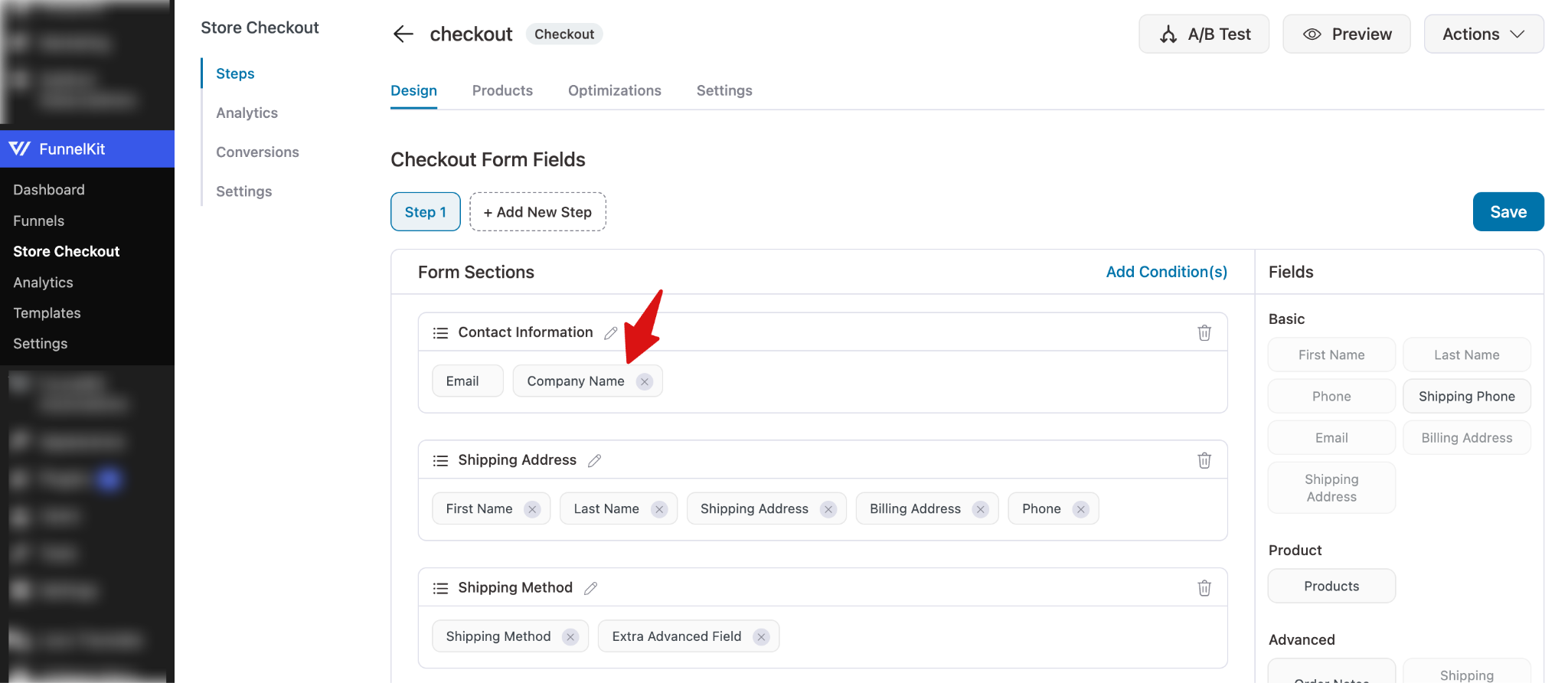 Adding Company Name field in WooCommerce checkout form