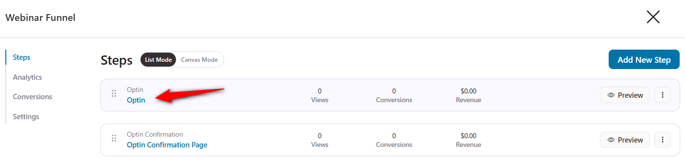 Edit your webinar registration page