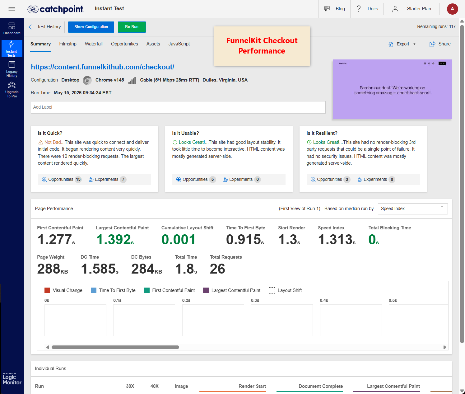 FunnelKit checkout performance