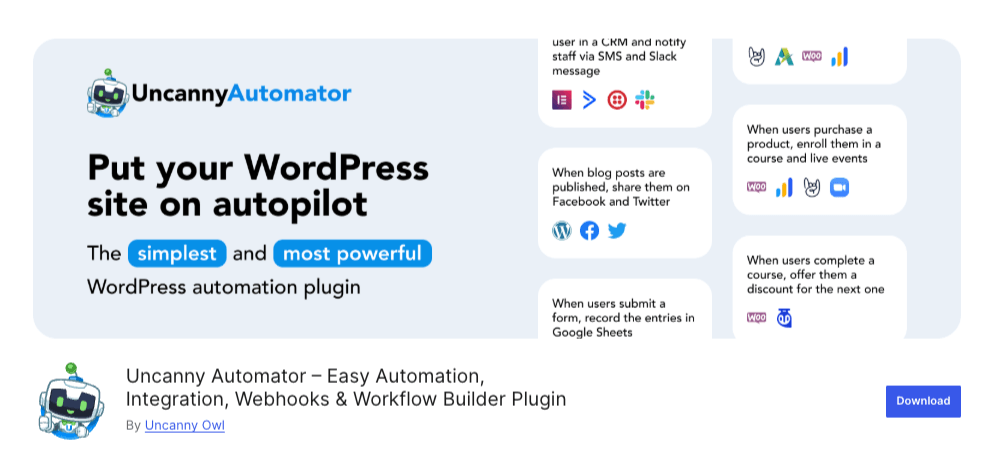 Best AutomateWoo alternative WooCommerce stores that want maximum workflow flexibility and deep integrations across their entire WordPress stack, all managed from one dashboard without plugin sprawl