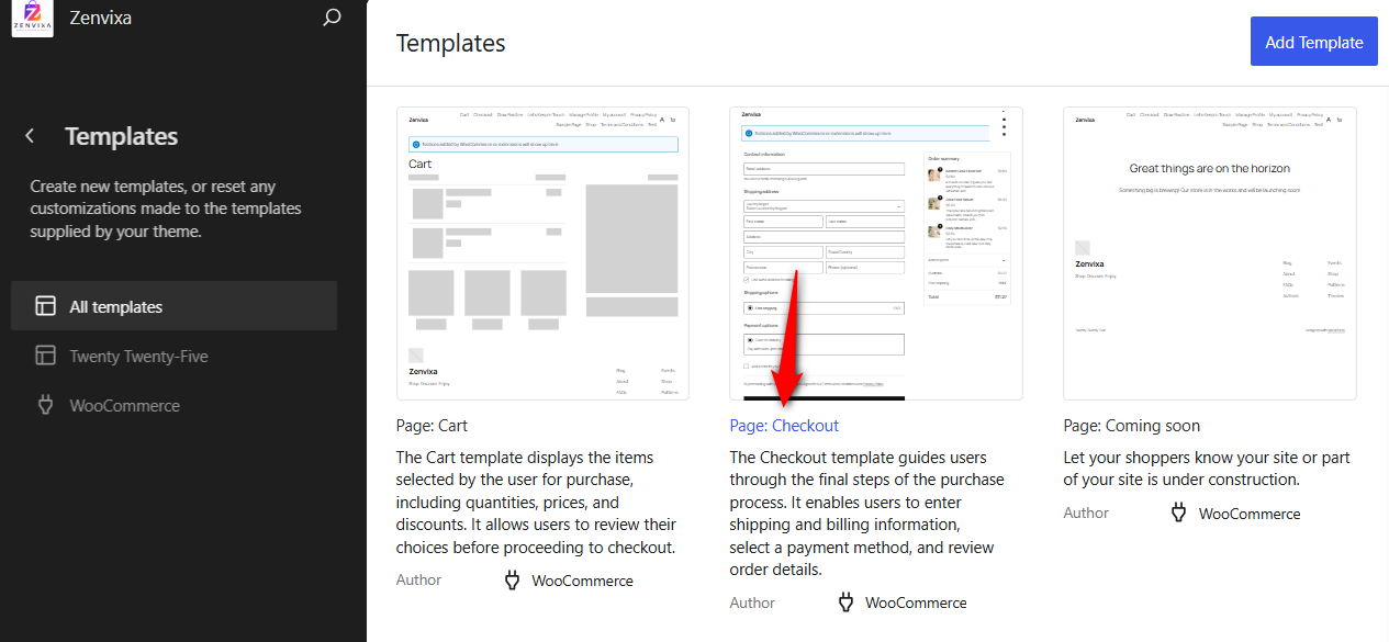 Go to Appearance ⇨ Editor ⇨ Templates ⇨ Page: Checkout, select the header template part, and delete it. 