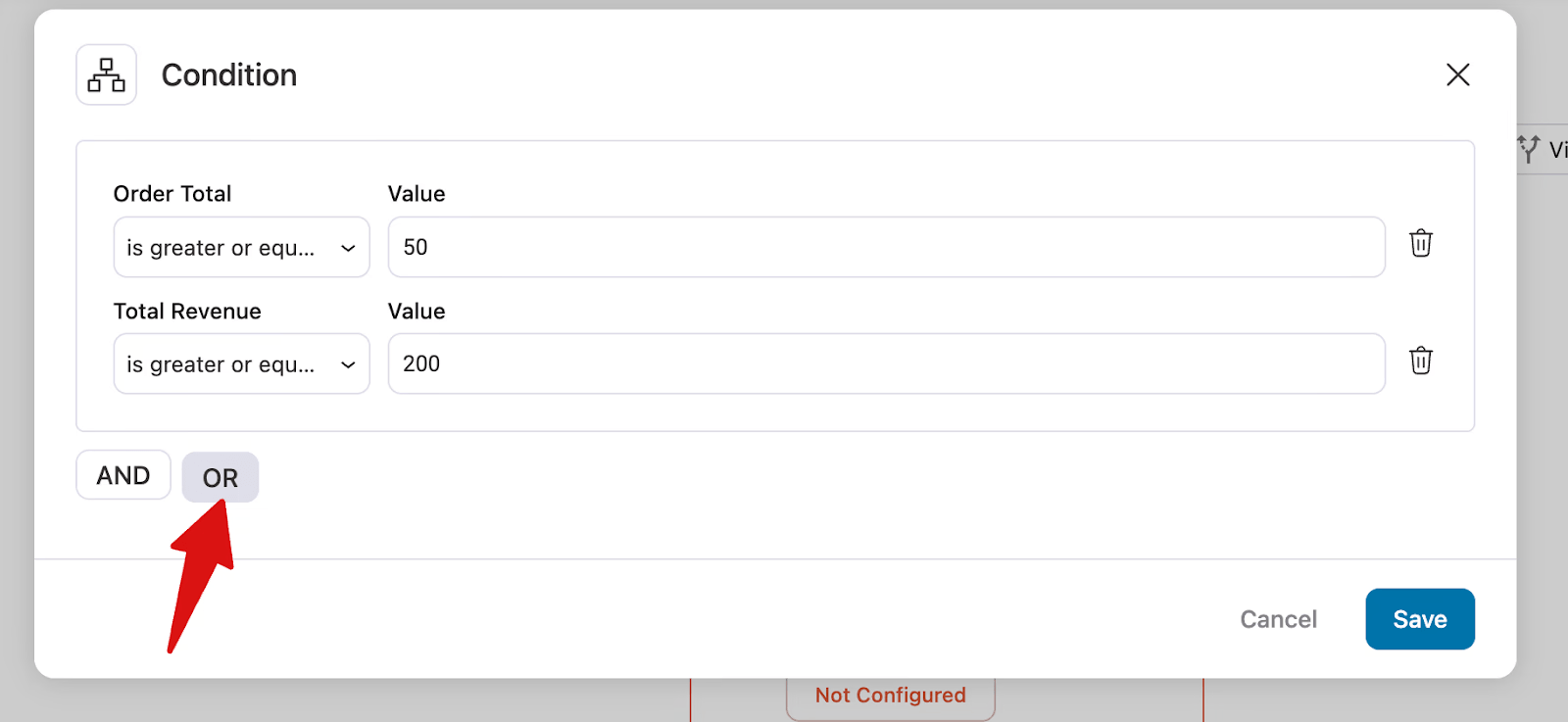 apply multiple conditions funnelkit automations