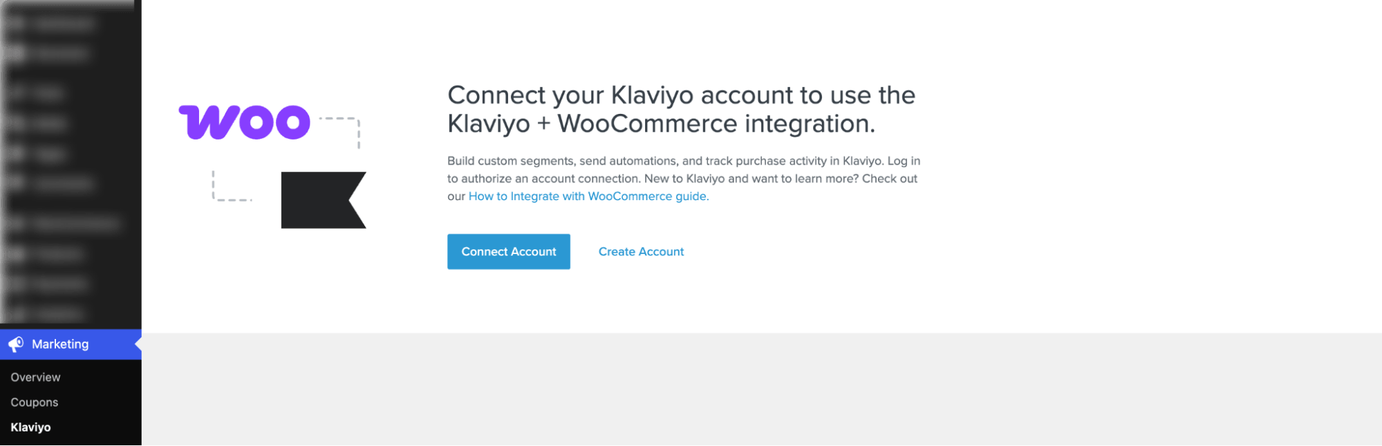 connect WooCommerce to Klaviyo