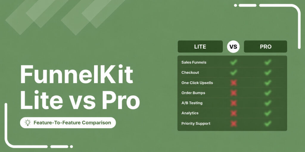funnelkit lite vs pro