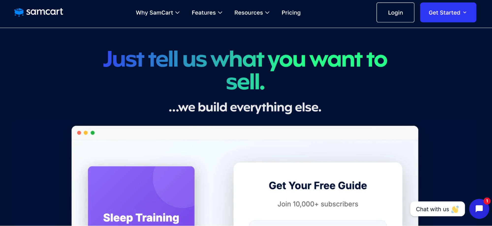 samcart - clickfunnel alternative