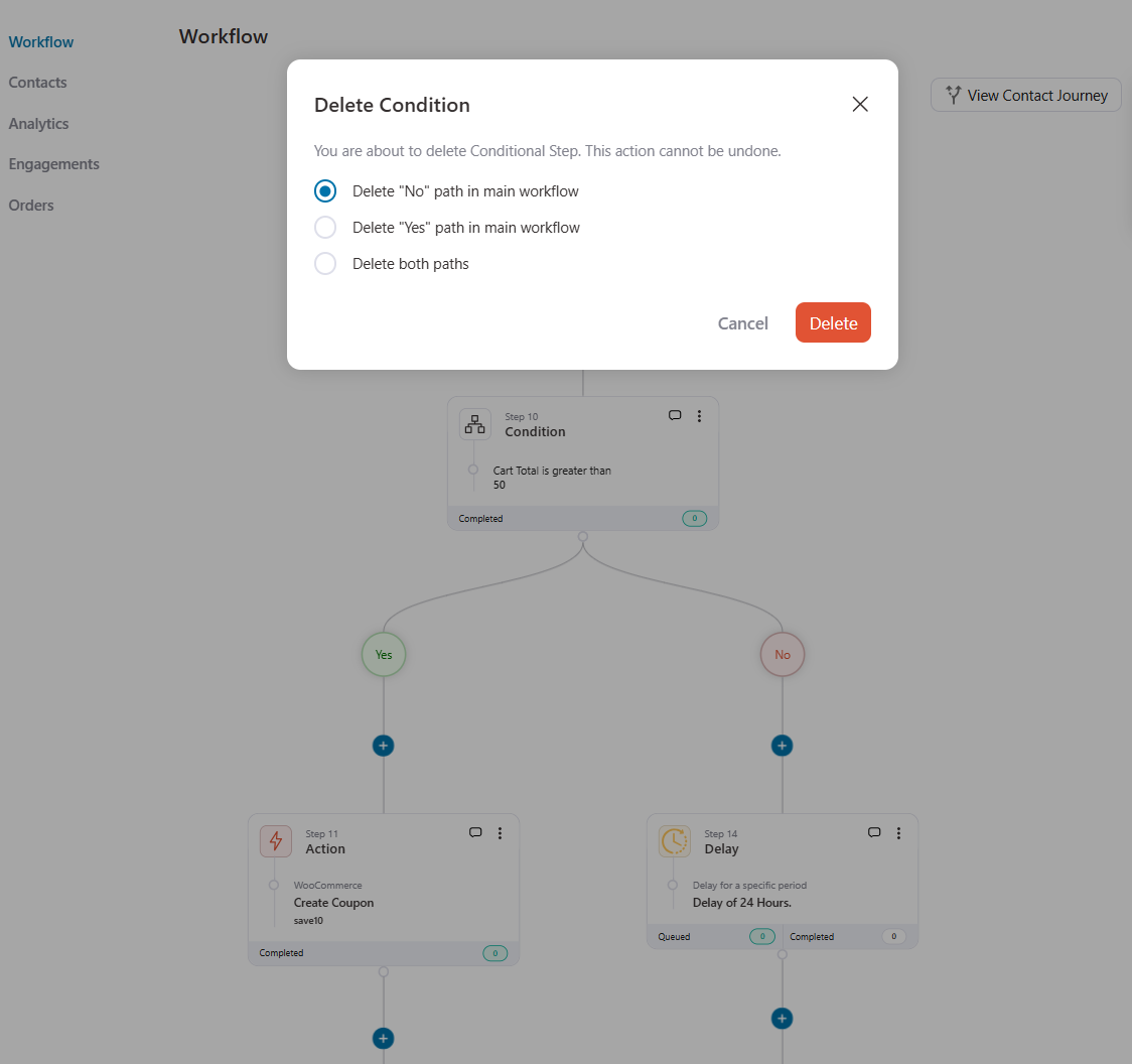 FunnelKit Automations 3.8.5 - Smarter Deletion for Conditional Steps