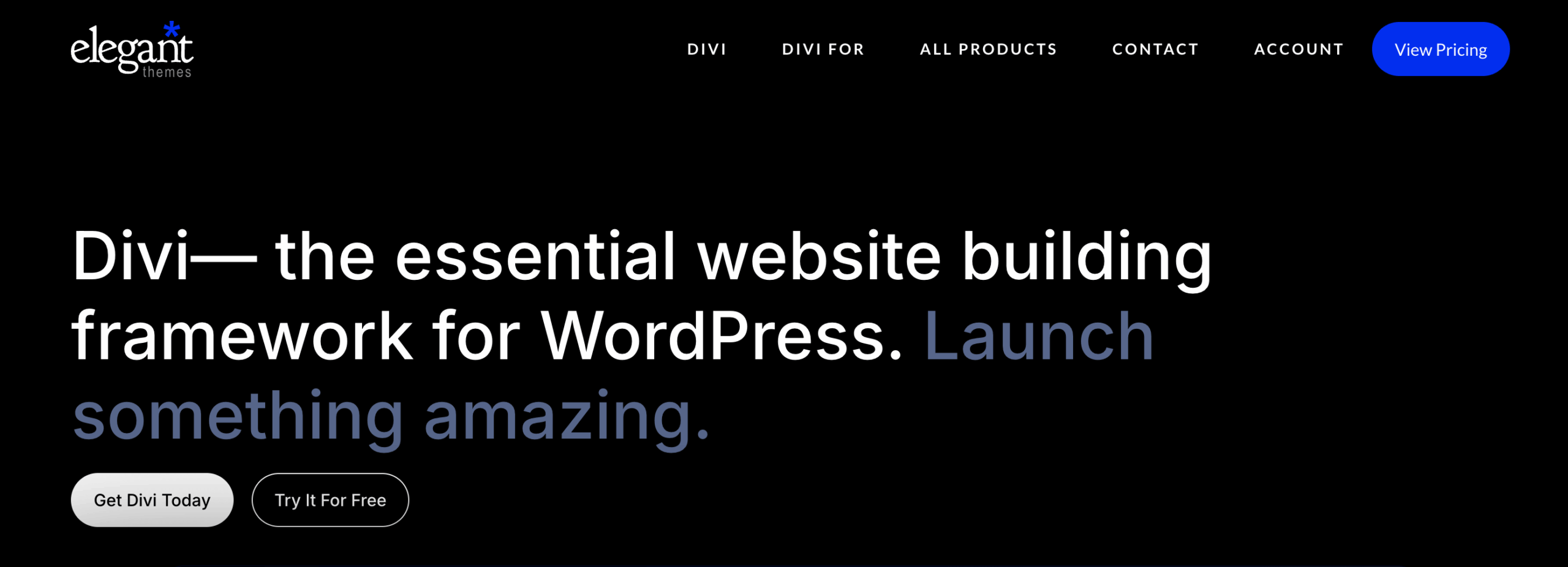 Divi Landing page builder