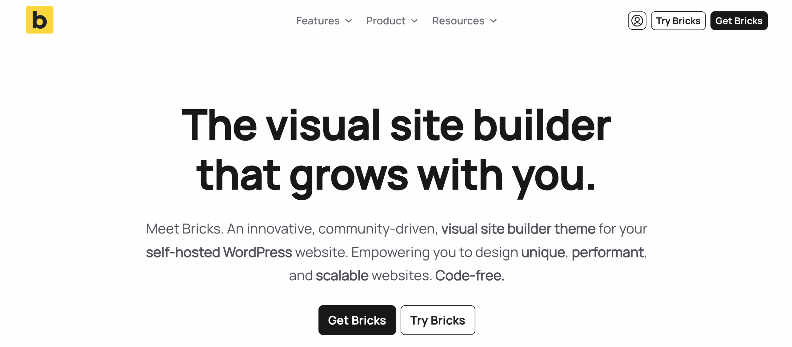 bricks landing page builder