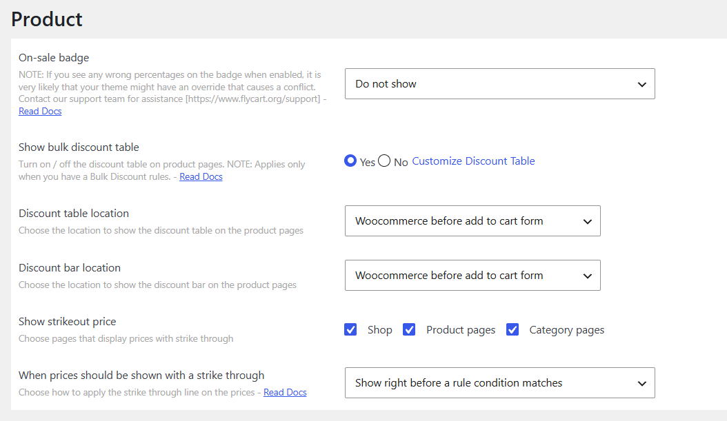 Decide what retail pricing wholesale customers should see - configure settings