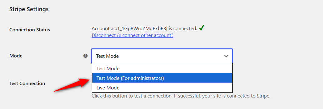 To test the payment button, put the website in Test mode or Admin Only Test mode if it isn't already.