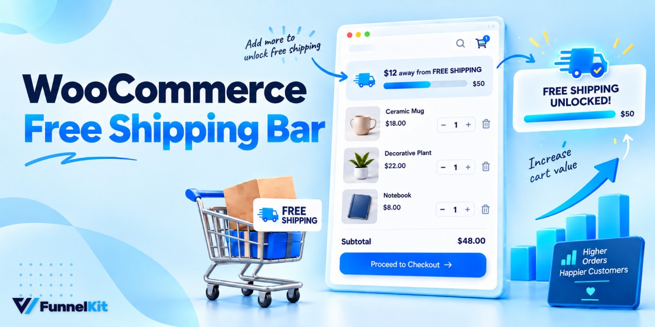 How to Add a WooCommerce Free Shipping Bar (Free & Pro Setup Guide)
