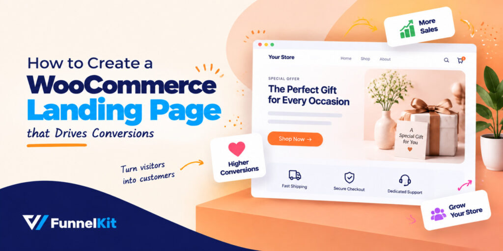 woocommerce landing page - FunnelKit